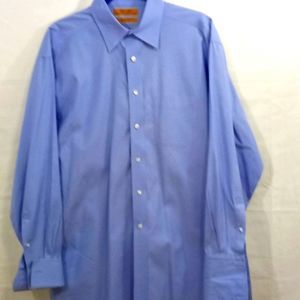 ROUNDTREE & YORKE GOLD LABEL FRENCH CUFF DRESS SHIRT